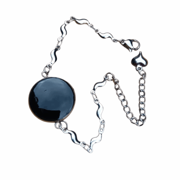 SHUNGITE BRACELET Stylish Eye catching, Energy Wellness Boost - Image 5