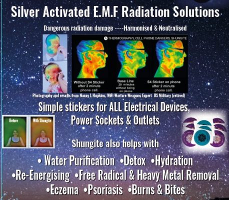 SHUNGITE EMF Cell Phone Stickers - EMF absorber protection shields