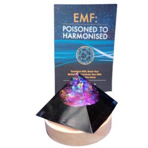 Oraphim Orgone Pyramids & Book, powerful silver activated Shungite. Beautiful healing and Harmonizing for Home