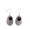 Silver Activated Shungite Earrings, Stylish Stainless Steel Settings - Image 10