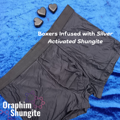 Shungite Boxer Shorts-Photonic Alignment for a well-being body