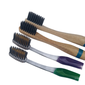 Shungite & Gold Toothbrushes or Bamboo handles, Bacteria Killing, Eliminating Plaque!