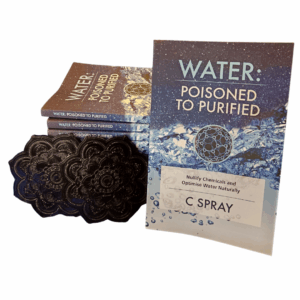 SHUNGITE Coaster/Tiles/Charging Plates-Instant Water Purification and Book