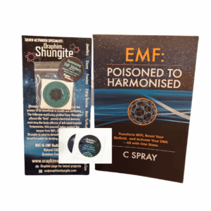 Alternative view of Heptahedron-7th Platonic Solid (Silver Activated Orgone Quantum Time Crystal) Book and Protection/Grounding Stickers