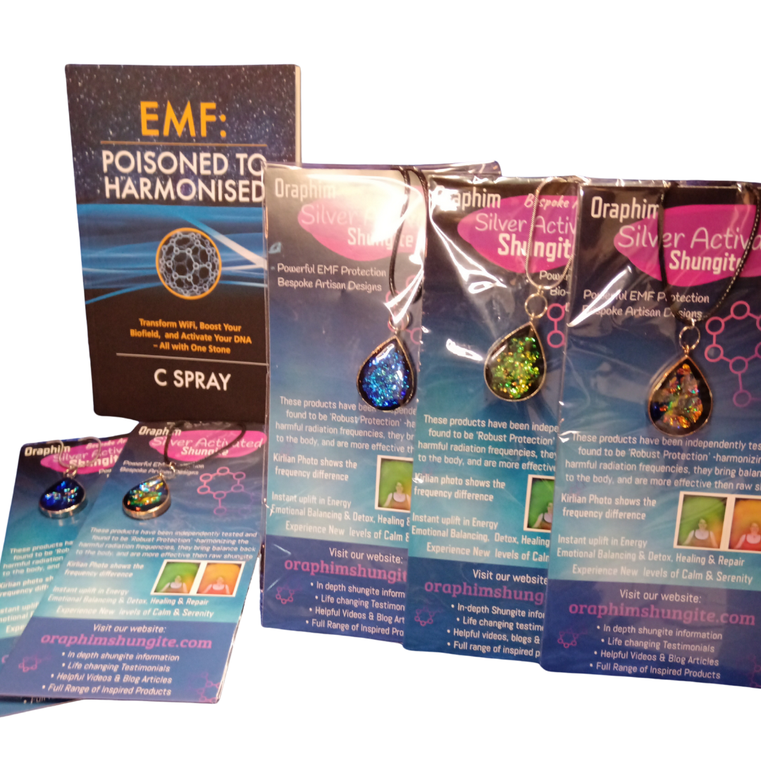 Oraphim Portal Pendants with Powerful Silver Activated Shungite for Emf Protection - Image 19