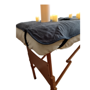 Alternative view of 3x Book Bundle and 100% ORGANIC LINEN MASSAGE BED COVER with 100% ORGANIC BAMBOO Wadding with Silver Activated Shungite